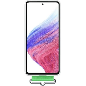 Kup Etui Samsung Galaxy A53 5G EF-GA536TW bílý/white Silicone Cover Strap - SMG644WHT - {ean13} - Sklep Home Screen