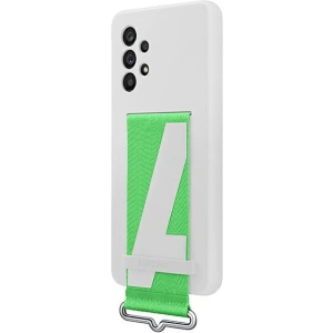 Case Samsung Galaxy A53 5G EF-GA536TW weiß/white Silikonhülle mit Tragegurt