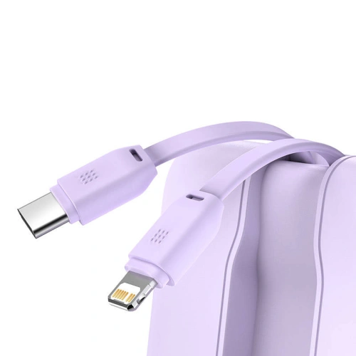 Buy Powerbank Baseus Elf 10000mAh 22.5W + Cable USB-C, Lightning (purple) - BSU3119PRP - {ean13} - Home Screen Store Europe