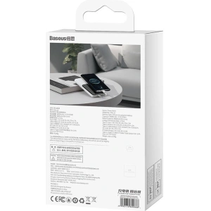 Powerbank Baseus Elf 10000mAh 22.5W + kabel USB-C, Lightning (biały)