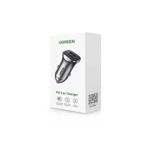 Kup Ładowarka samochodowa UGREEN CD130, USB-A+PD 3.0, USB-C, QC3.0 30W (szara) - UGR1206GRY - {ean13} - Sklep Home Screen