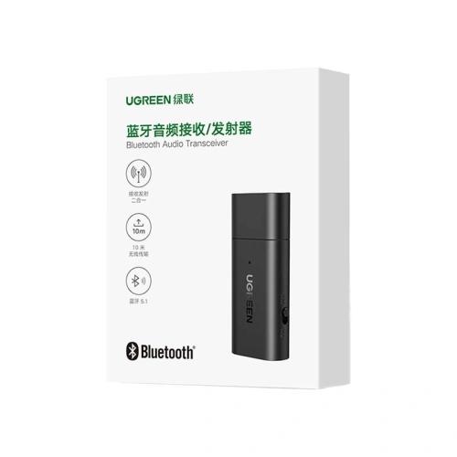 Kup UGREEN CM523 Audio Adapter, USB-A to 3,5 mm Jack, Bluetooth 5.1 (fekete) - UGR1207BLK - {ean13} - Sklep Home Screen