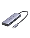 UGREEN CM500 4-in-1 Adapter USB-C to 3x USB 3.0 + HDMI2.1 8K (Grey)