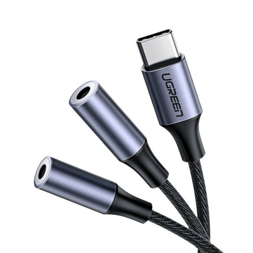 Kup Audio-Adapter UGREEN CM445, USB-C zu 2x Mini Jack 3.5mm AUX (grau) - UGR1214GRY - {ean13} - Sklep Home Screen
