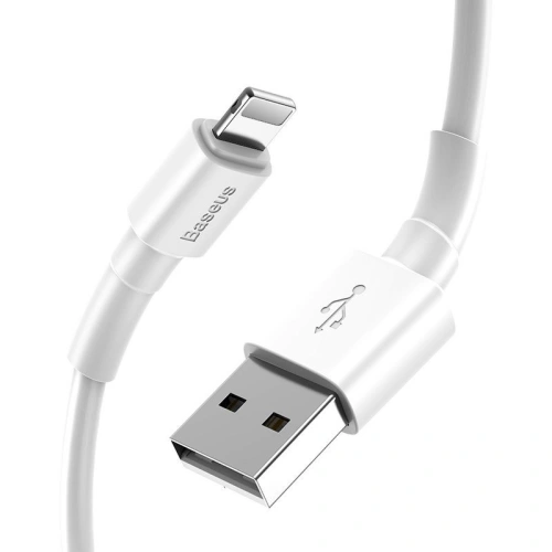 Kup Cablul USB Lightning Baseus Mini 2.4A 1m (alb) - BSU3121WHT - {ean13} - Sklep Home Screen