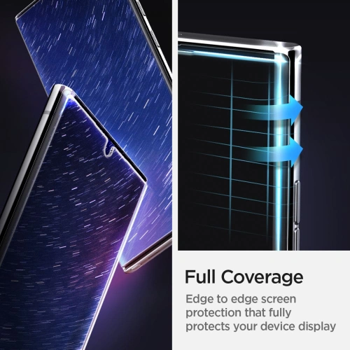 Kup Szkło hartowane z klejem UV Spigen Glas.TR Platinum Samsung Galaxy S22 Ultra - SPN2164 - {ean13} - Sklep Home Screen
