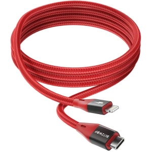 Kup Cablu USB-C la Lightning BlitzWolf BW-CL3, MFI, 20W, 1.8m (roșu) - BLZ455RED - {ean13} - Sklep Home Screen