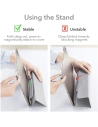 Kup Etui ESR Ascend Trifold Apple iPad Air 10.9 2020/2022 (4. a 5. generace) / iPad Air 11 2024 (6. generace) Silver Grey - ESR473SLVGRY - {ean13} - Sklep Home Screen