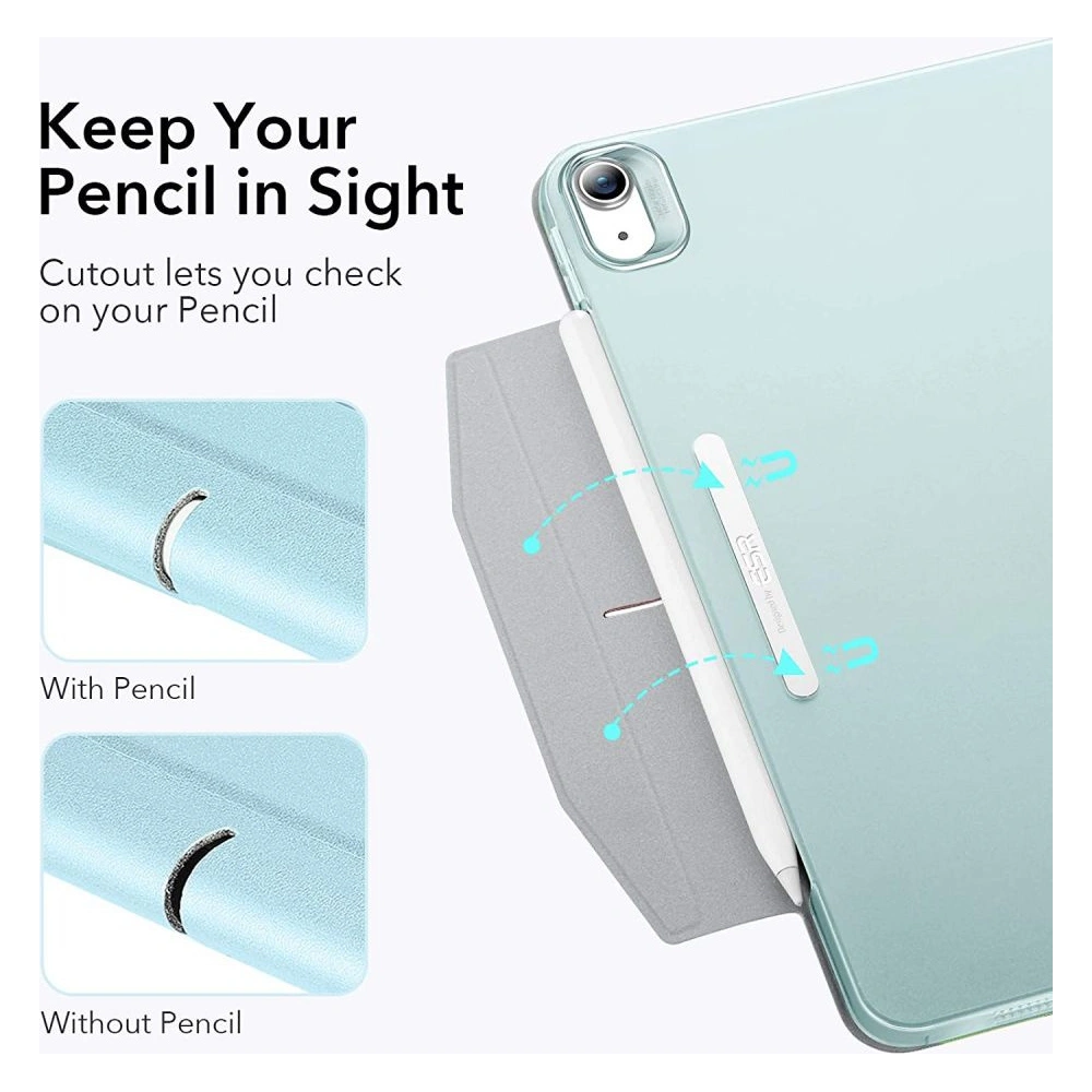 Etui ESR Ascend Trifold Apple iPad Air 10.9 2020/2022 (4. i 5. generacji) / iPad Air 11 2024 (6. generacji) Sky Blue