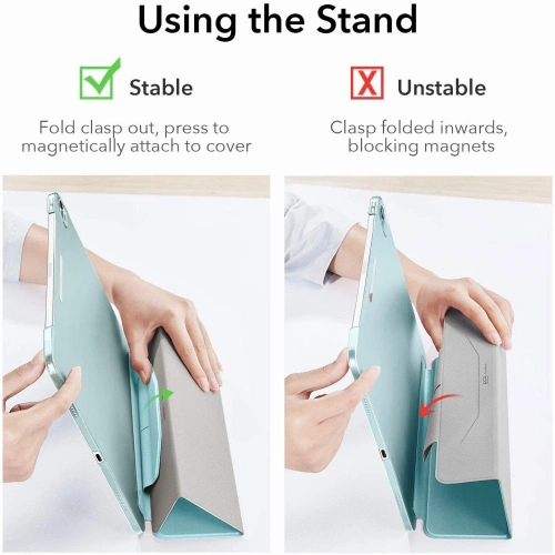 Kup Etui ESR Ascend Trifold Apple iPad Air 10.9 2020/2022 (4. a 5. generace) / iPad Air 11 2024 (6. generace) Sky Blue - ESR474SKYBLU - {ean13} - Sklep Home Screen