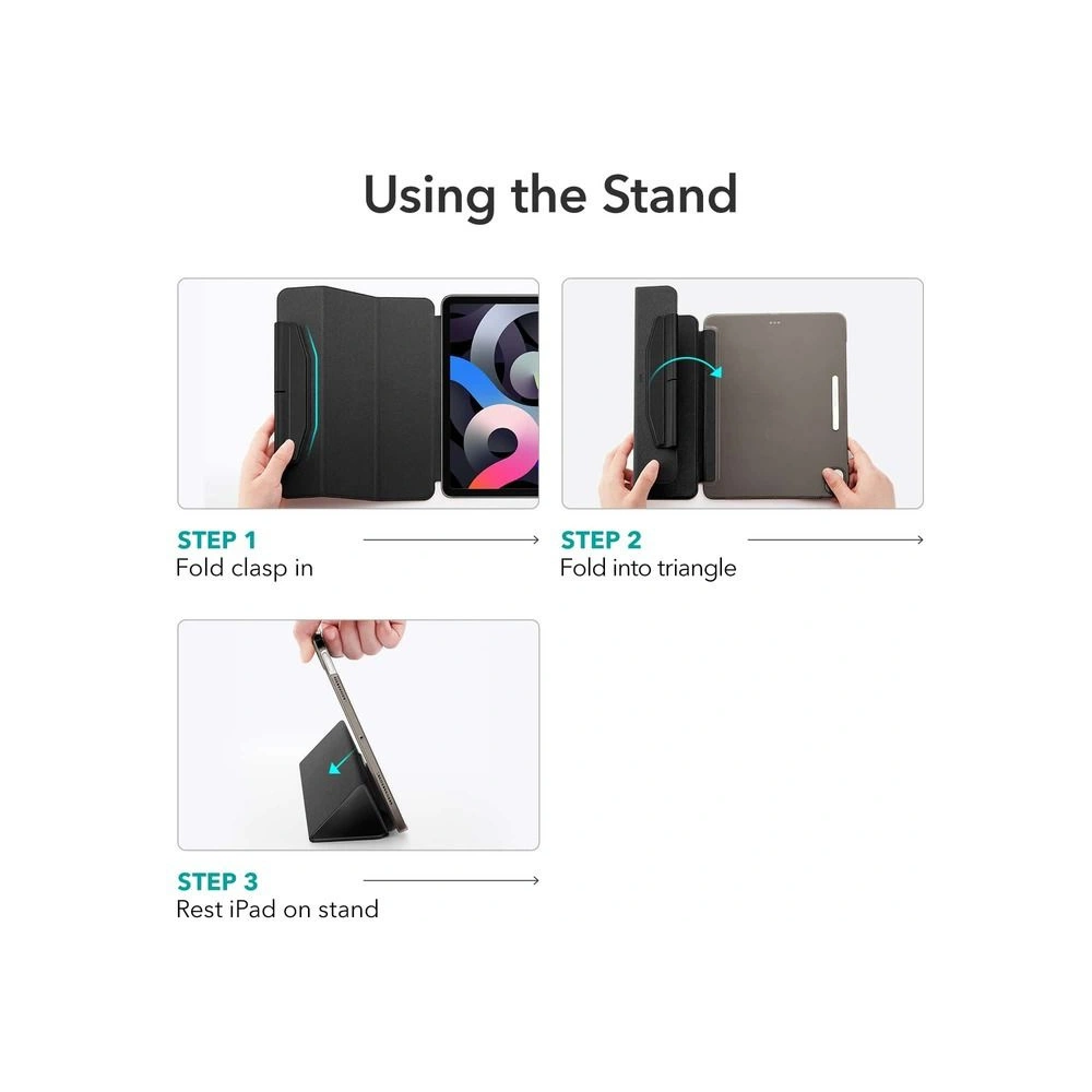 Etui ESR Ascend Trifold Apple iPad Air 10.9 2020/2022 (4. i 5. generacji) / iPad Air 11 2024 (6. generacji) Sky Blue