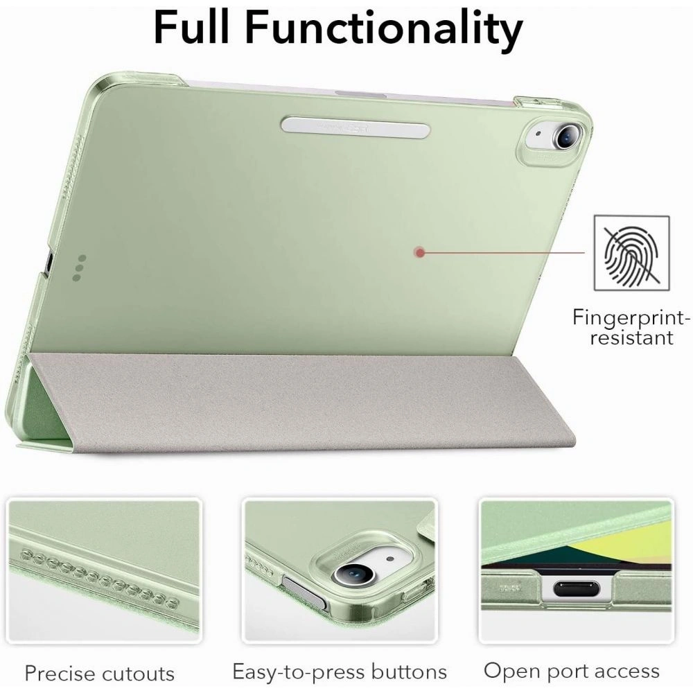 Etui ESR Ascend Trifold Apple iPad Air 10.9 2020/2022 (4. i 5. generacji) / iPad Air 11 2024 (6. generacji) Mint Green