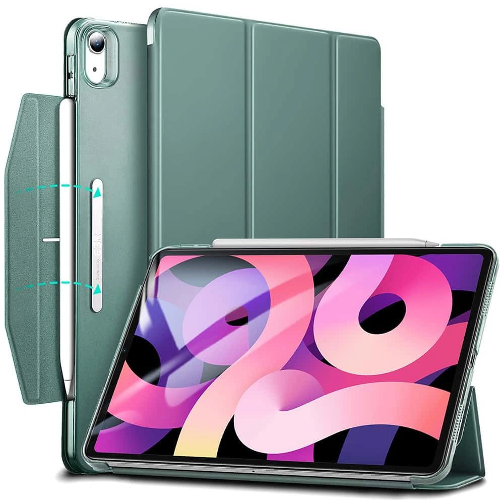 Etui ESR Ascend Trifold Apple iPad Air 10.9 2020/2022 (4. i 5. generacji) / iPad Air 11 2024 (6. generacji) Forest Green