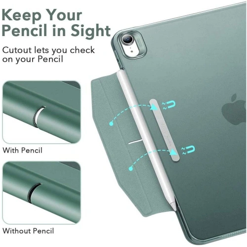 Kup Etui ESR Ascend Trifold Apple iPad Air 10.9 2020/2022 (4. i 5. generacji) / iPad Air 11 2024 (6. generacji) Forest Green - ESR476FORGRN - {ean13} - Sklep Home Screen