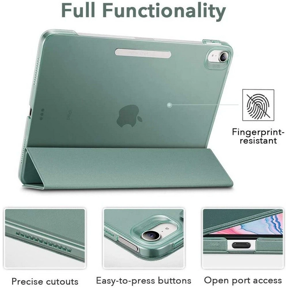 Etui ESR Ascend Trifold Apple iPad Air 10.9 2020/2022 (4. i 5. generacji) / iPad Air 11 2024 (6. generacji) Forest Green