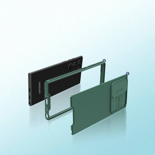 Kup Case Nillkin Camshield Pro Samsung Galaxy S22 Ultra Tiefgrün - NLK325GRN - {ean13} - Sklep Home Screen