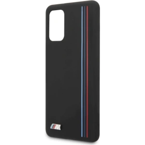 Kup Etui BMW BMHCS67SIVTBK Samsung Galaxy S20+ Plus czarny/black Silicone Stripes M Collection - BMW287BLK - {ean13} - Sklep Home Screen