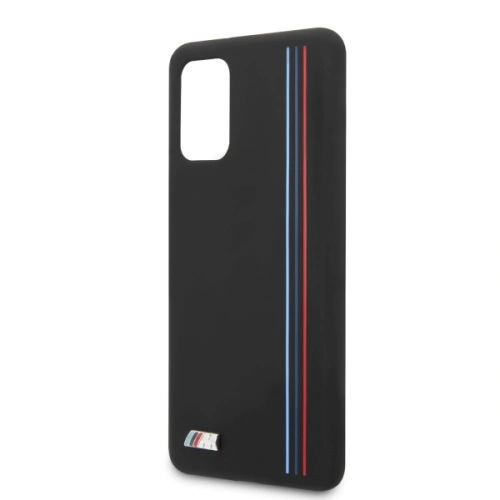 Kup Etui BMW BMHCS67SIVTBK Samsung Galaxy S20+ Plus černý/black Silicone Stripes M Collection - BMW287BLK - {ean13} - Sklep Home Screen