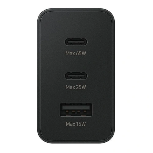 Kup Încărcătorul de rețea Samsung EP-T6530NB PD 65W 3in1 2xUSB-C 1xUSB-A negru/black - SMG646BLK - {ean13} - Sklep Home Screen