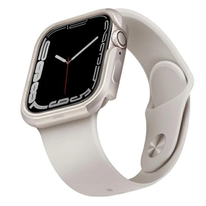 Kup Etui UNIQ Valencia Apple Watch 4/5/6/7/SE 44/45mm starlight - UNIQ597STA - {ean13} - Sklep Home Screen