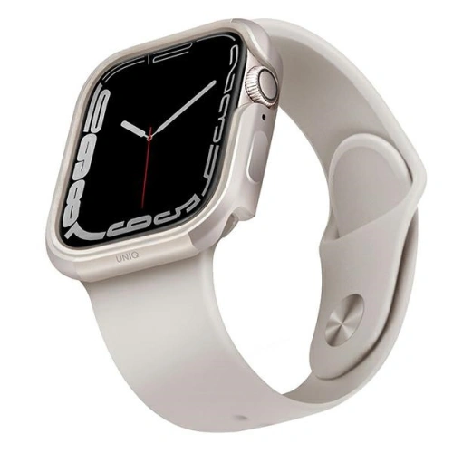 Kup Etui UNIQ Valencia Apple Watch 4/5/6/7/SE 44/45mm starlight - UNIQ597STA - {ean13} - Sklep Home Screen