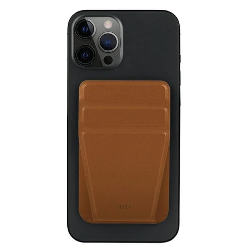 Kup Suport magnetic și buzunar pentru carduri UNIQ Lyft maro/brown - UNIQ601BR - {ean13} - Sklep Home Screen
