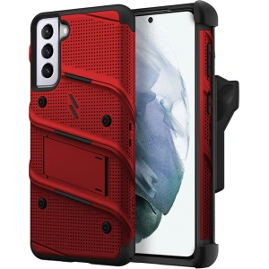 Kup Etui ZIZO BOLT Series Samsung Galaxy S21 FE + sticlă (roșu) - ZIZ105RED - {ean13} - Sklep Home Screen
