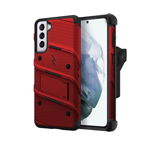 Kup Case ZIZO BOLT Series Samsung Galaxy S21 FE + Glas (rot) - ZIZ105RED - {ean13} - Sklep Home Screen