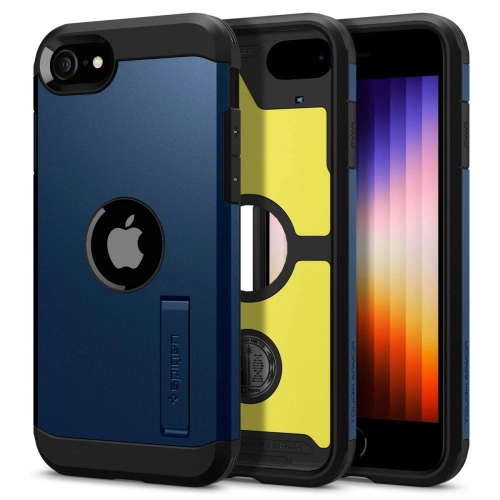 Kup Etui Spigen Tough Armor Apple iPhone SE 2022/SE 2020 Albastru Marin - SPN2166NAVBLU - {ean13} - Sklep Home Screen