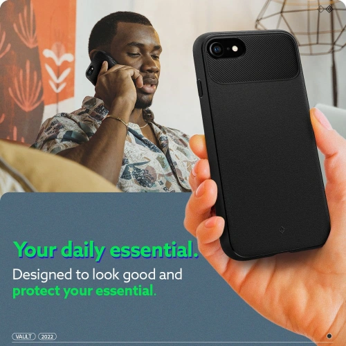 Kup Etui Caseology Vault Apple iPhone SE 2022/SE 2020/8/7 Matt Fekete - CSL053BLK - {ean13} - Sklep Home Screen