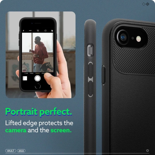 Kup Etui Caseology Vault Apple iPhone SE 2022/SE 2020/8/7 Matt Fekete - CSL053BLK - {ean13} - Sklep Home Screen