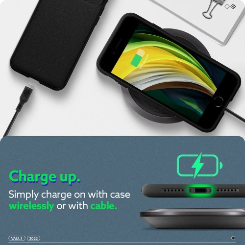 Kup Etui Caseology Vault Apple iPhone SE 2022/SE 2020/8/7 Matte Black - CSL053BLK - {ean13} - Sklep Home Screen