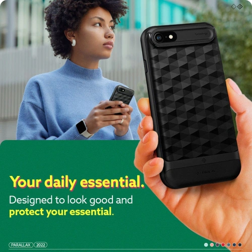 Kup Case Caseology Parallax Apple iPhone SE 2022/SE 2020/8/7 Matt Schwarz - CSL054BLK - {ean13} - Sklep Home Screen