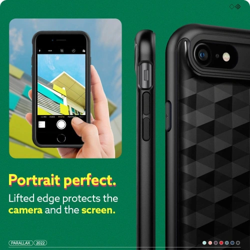 Kup Etui Caseology Parallax Apple iPhone SE 2022/SE 2020/8/7 Matt Fekete - CSL054BLK - {ean13} - Sklep Home Screen