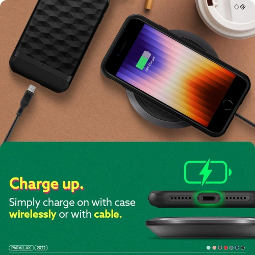 Kup Etui Caseology Parallax Apple iPhone SE 2022/SE 2020/8/7 Matt Fekete - CSL054BLK - {ean13} - Sklep Home Screen