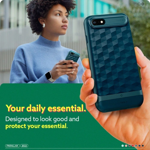Kup Etui Caseology Parallax Apple iPhone SE 2022/SE 2020/8/7 Verde Aqua - CSL055AQUGRN - {ean13} - Sklep Home Screen