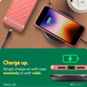 Kup Etui Caseology Parallax Apple iPhone SE 2022/SE 2020/8/7 Coral Pink - CSL057CORPNK - {ean13} - Sklep Home Screen