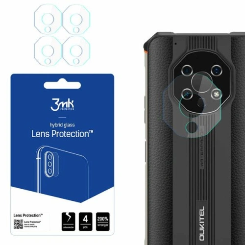 Kup Hibrid de sticlă pentru obiectivul aparatului 3MK Protecție pentru lentile Oukitel WP13 [4 PACK] - 3MK2793 - {ean13} - Sklep Home Screen