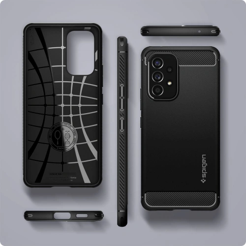Kup Case Spigen Rugged Armor Samsung Galaxy A53 5G Matt Schwarz - SPN2167BLK - {ean13} - Sklep Home Screen