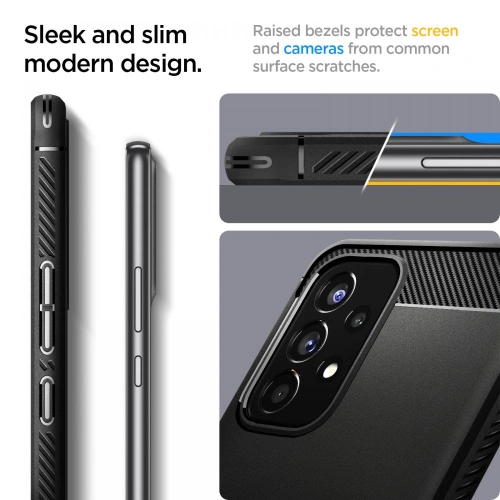 Kup Case Spigen Rugged Armor Samsung Galaxy A53 5G Matt Schwarz - SPN2167BLK - {ean13} - Sklep Home Screen