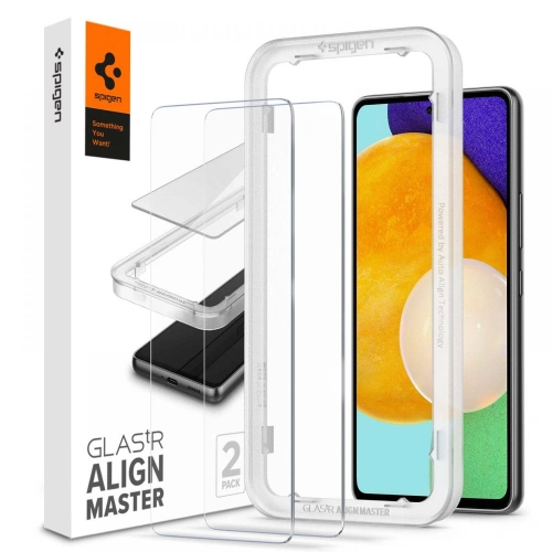 Kup Gehärtetes Glas Spigen GLAS.tR Slim AlignMaster Samsung Galaxy A53 5G [2 PACK] - SPN2175 - {ean13} - Sklep Home Screen