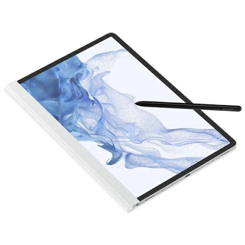 Buy Samsung Galaxy Tab S8+ Plus 12.4 EF-ZX800PW white Note View Cover - SMG652WHT - {ean13} - Home Screen Store Europe