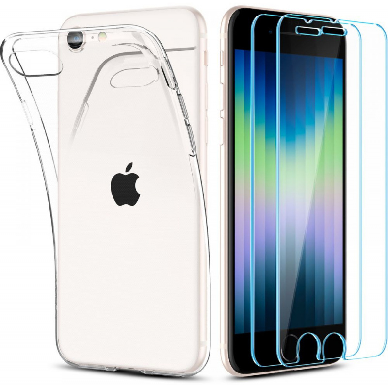 Etui Spigen Crystal Pack Apple iPhone SE 2022/SE 2020/8/7 Crystal Clear