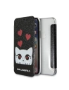 Kup Etui Karl Lagerfeld KLFLBKPXVDCBK Apple iPhone X fekete könyv Valentin-nap - KLD869BLK - {ean13} - Sklep Home Screen