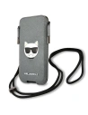 Kup Táska Karl Lagerfeld KLHCP12LOPHCHG 6,7 hüvelyk szürke/grey hardcase Saffiano Ikonik Choupette Head - KLD870GRY - {ean13} - Sklep Home Screen