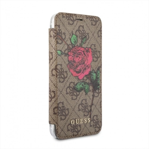 Kup Etui Guess GUFLBKI84GROB Apple iPhone 8/7 hnědé/kávové kniha 4G Flower Desire - GUE1646BR - {ean13} - Sklep Home Screen