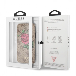 Kup Case Guess GUFLBKI84GROB Apple iPhone 8/7 braun/brown Buch 4G Flower Desire - GUE1646BR - {ean13} - Sklep Home Screen