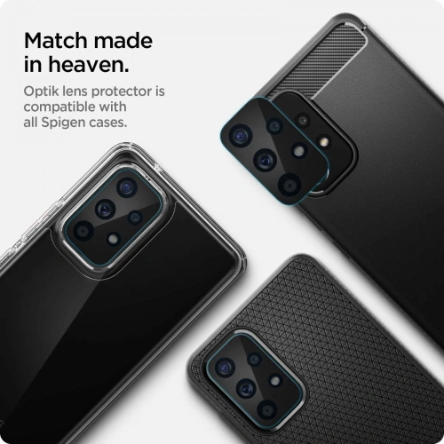 Kup Szkło hartowane na aparat Spigen Optik Camera Lens Samsung Galaxy A33 5G/A53 5G/A73 5G Black [2 PACK] - SPN2187BLK - {ean13} - Sklep Home Screen