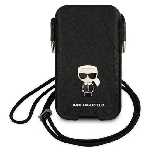 Kup Torebka Karl Lagerfeld KLHCP12LOPHKMK 6,7 palce černá/black hardcase Saffiano Ikonik - KLD874BLK - {ean13} - Sklep Home Screen