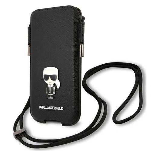 Kup Torebka Karl Lagerfeld KLHCP12MOPHKMK 6,1 palce černá/black hardcase Saffiano Ikonik Karl`s - KLD877BLK - {ean13} - Sklep Home Screen